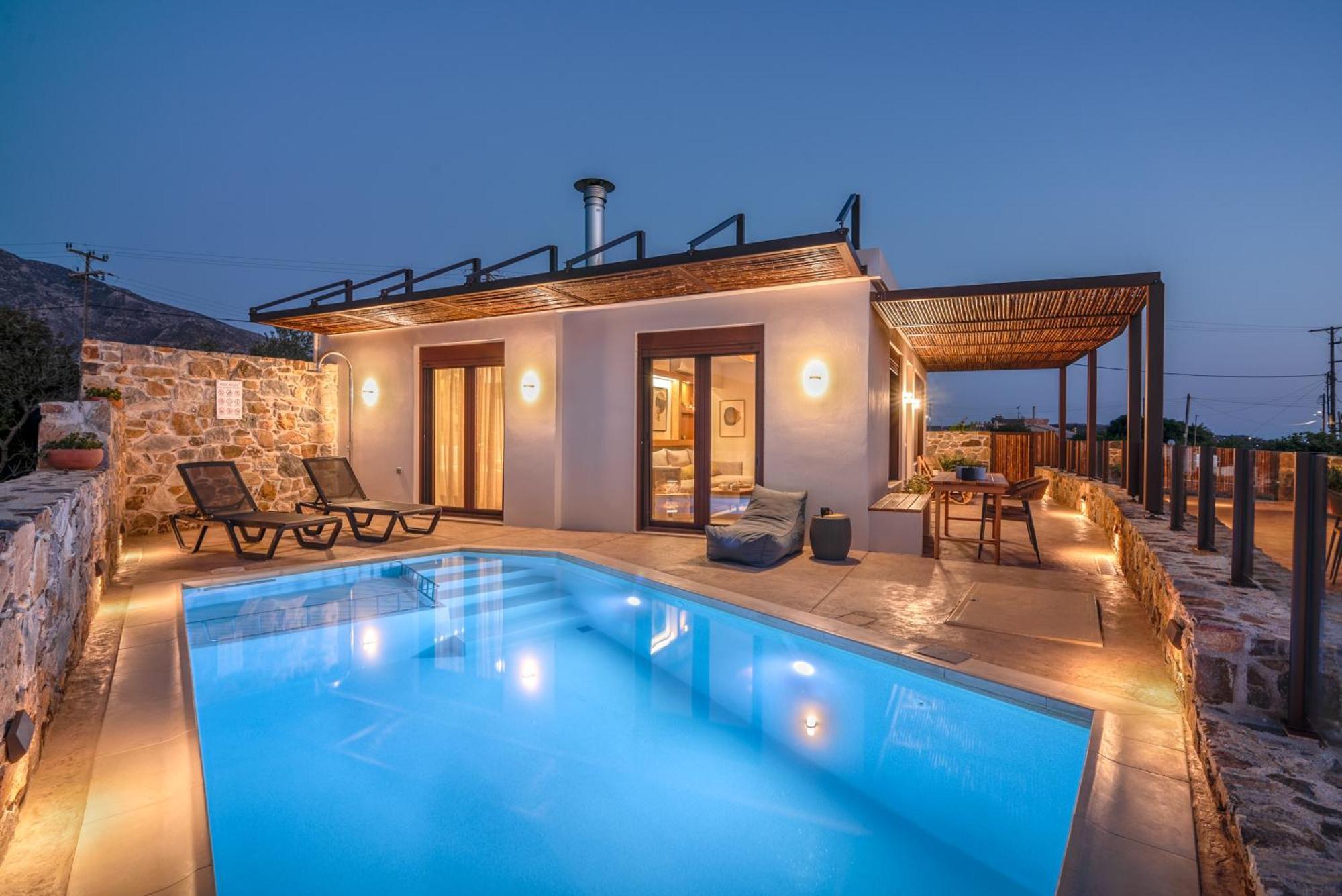 Sia Elafonisi Pool House Villa Luaran gambar